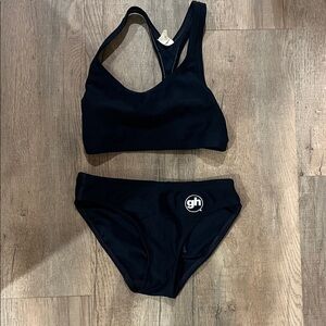 Navy Blue Two-Piece Women's Swim Set GH Sports, size XS